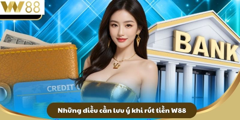 Những điều cần lưu ý khi rút tiền W88